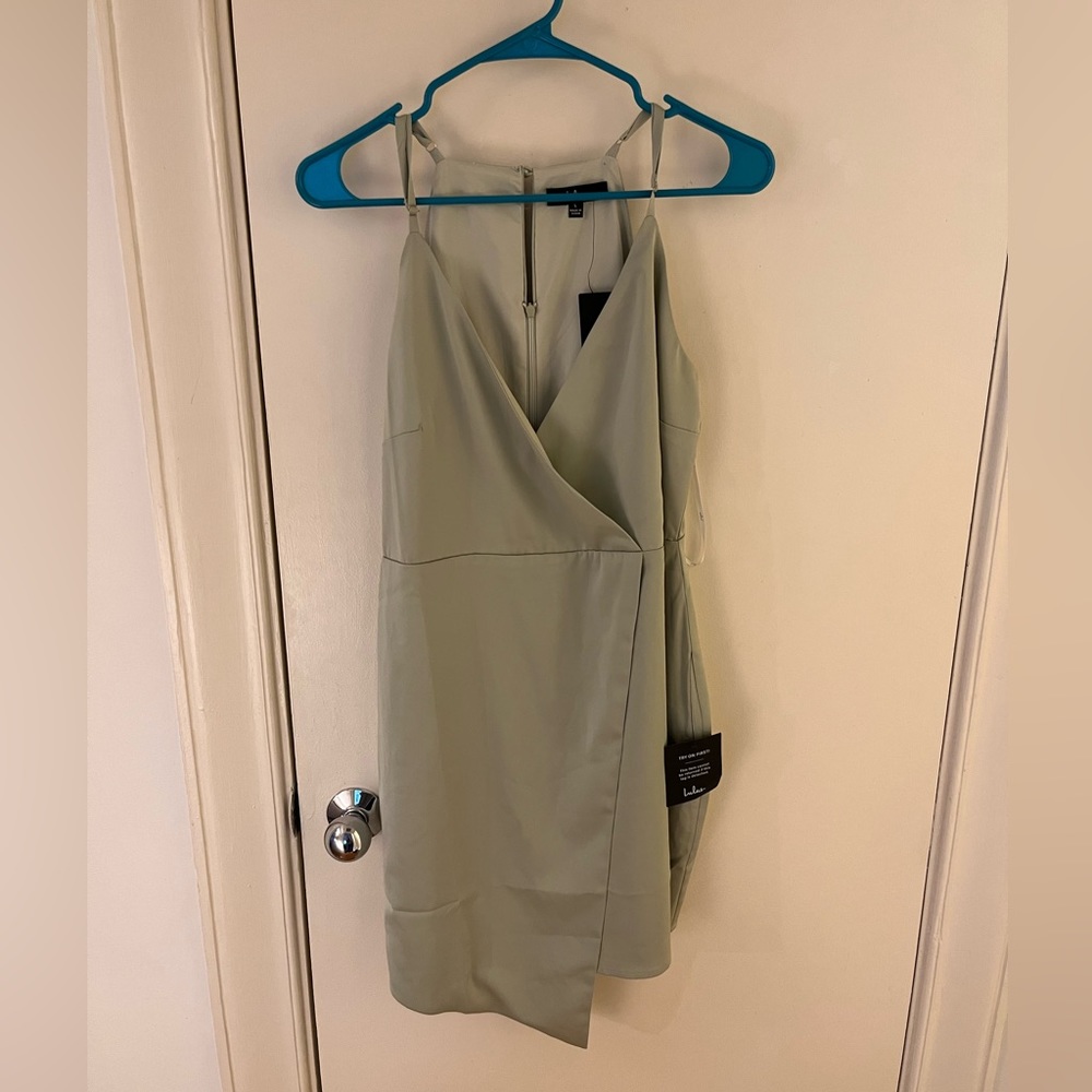 Sage Lulu’s mini dress